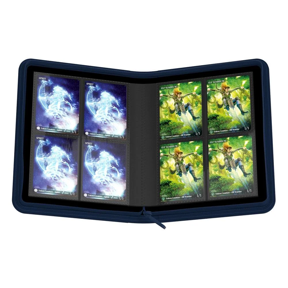 Ultimate Guard Zipfolio (160 double-sleeved cards) 8-Pocket 70 x 97 mm Xenoskin - Blue